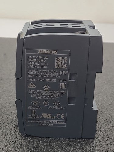 Siemens SIMATIC PM 1207 Power Supply 6EP1332-1SH71 AC/DC Converter 24V S7-1200