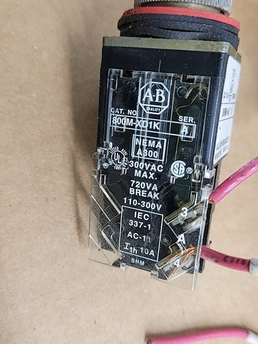 ~40 Allen Bradley 800MR 900MR Push Button Pilot Light Industrial Control Lot