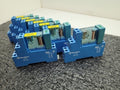 Lot of 8 Finder 95.05 Socket 8A 250V 24VDC 40.52S Relay 9902.9024.99 Indicator