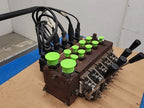 Danfoss Proportional Hydraulic Control 5 Valve Manifold Solenoid Manual Lever V2