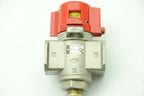 SMC VHS30-N03-RZ 3-Port Lockout Valve, 3/8" NPT