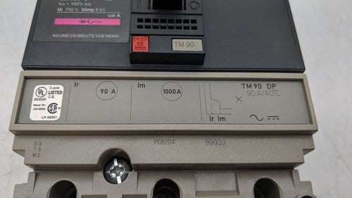 MERLIN GERIN Schneider NSF150H Circuit Breaker 600Y/347V 90A TM90DP Module