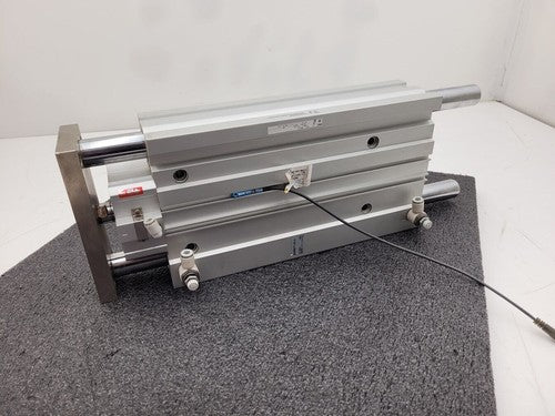 SMC MLGPM63TF-250-B Dual Guide Rod Pneumatic Slide Cylinder 250mm Travel