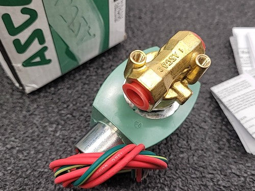 ASCO RedHat 8262H212 Solenoid Valve Brass Normally Closed NC