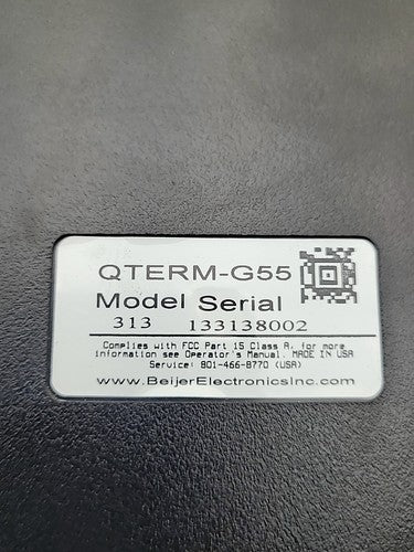 QSI QTERM-G55 Industrial HMI Operator Terminal Graphical Data Controller