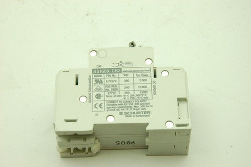 Schurter  AS168X-CB2DG020 2A Circuit Breaker Lot of 5 New In Box