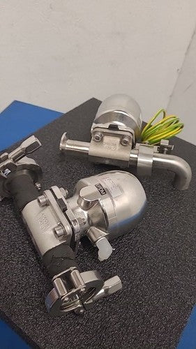GEMU 650 Pneumatic Diaphragm Valve DN20 PN16 EPDM Stainless Steel Lot of 2x