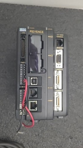 Keyence CV-5502 Vision System Controller w/ 2x CV-H200M CCD Cameras BP470 Lenses