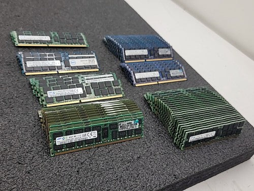 Lot of 66 16GB Samsung SK Hynix Server RAM Mixed DDR3 ECC Registered Memory