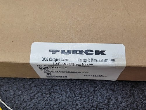 Turck VB VB 40-P7X5-5 Multi Box Junction Cable Cordset U7008 M12 Sensor 4 Port