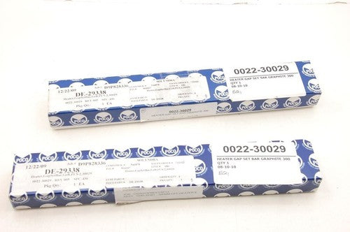 Poco Graphite Corp Gap Set Heater Bar DE-29338 Lot of 2 New