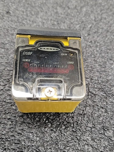 Banner Engineering Omni-Beam OSBF Photoelectric Sensor Head 27083 Glass Fiber