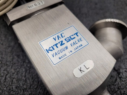 Kitz SCT IVB25CY-NWKL-84-W-(RS) KF25  High Vacuum Valve Air Open Spring Close