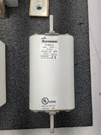 4 Bussmann PV-400A-3L 400A gPV Photovoltaic Fuses with Holders & Terminal Covers