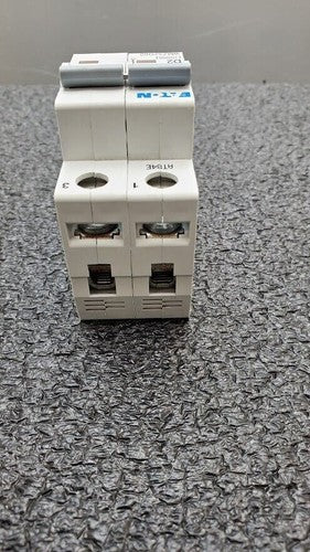 Eaton D2 WMZS2D02 DIN Rail Supplementary Protector 2A 277/480V AC 2 Pole D Curve