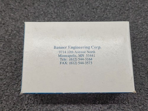 Banner Engineering Omni-Beam OSBF Photoelectric Sensor Head 27083 Glass Fiber