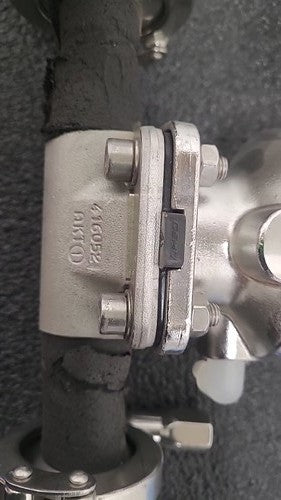 GEMU 650 Pneumatic Diaphragm Valve DN20 PN16 EPDM Stainless Steel Lot of 2x