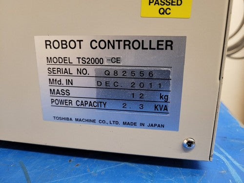 Toshiba TS2000-CE Scara Robot Arm RH450-CE 2012 Parts Or Repair