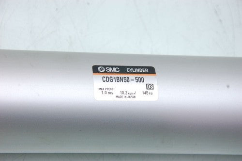 SMC CDG1BN50-500 Pneumatic Automation Dual Acting 145PSI Cylinder 19.5" travel