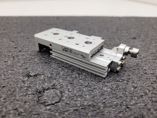 SMC MXS6-30 Pneumatic Cylinder Linear Air Slide Table Actuator w/ Stops