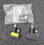 Lot 3x Pisco RVUM4-4 LRMA-QS-6  Inline Pressure Regulator Reducing Valve Gauge