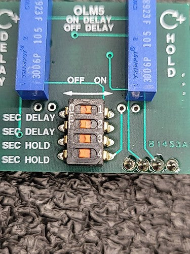 Banner Engineering Omni-Beam Timing Logic Module OLM5 27098 Delay PC Board