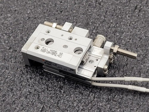 SMC MXS6-10 Pneumatic Dual Rod Cylinder Slide D-F9PW Sensors MXS6-10A-M9PWL-X11