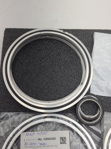 BOC Edwards Vacuum Centering Rings O-Rings ISO160AVCRT KF40 Viton DN 160 Lot