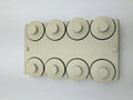 Vintage Hewlett Packard A4362A 8x 8 Dial Knob Box Computer Interface Controller