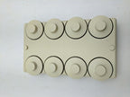 Vintage Hewlett Packard A4362A 8x 8 Dial Knob Box Computer Interface Controller