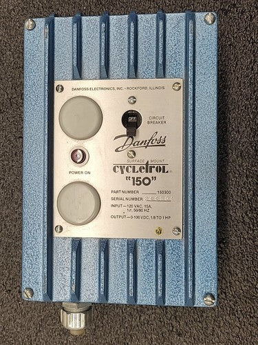 Danfoss Cycletrol 150 DC Motor Speed Controller 120VAC to 0-100VDC 1HP 150300