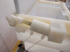 PTFE High Purity Liquid Bath Acid Rinse Tank 30x16x21 w/ Pneumatic Lid, Sensor