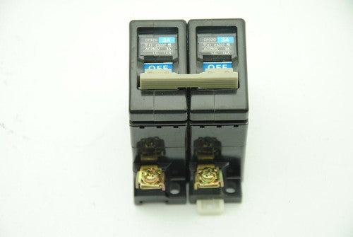 FUJI CP32D Circuit Protector 3A, 250V, 2 Pole - Lot of 5