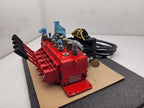Norcan Proportional 5x Valve Block with 4x Solenoid Controls Manual Lever