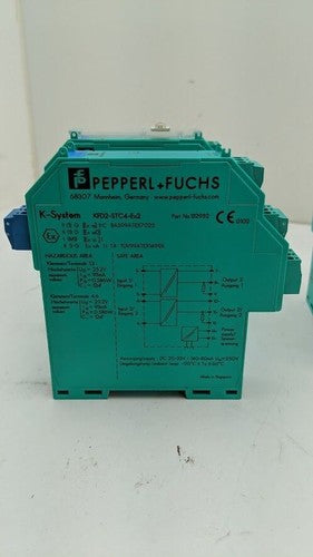 Pepperl Fuchs K-System KFD2-CD-Ex1.32-8 Driver -SR2-Ex2.W Amp -STC4-Ex2 Supply