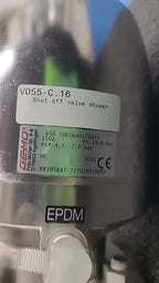 GEMU V055-C.16 Diaphragm Shut Off Valve Stainless Steel EPDM Seal Pneumatic Air