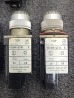 Allen Bradley 800MR-Q24S Series D Pilot Light Indicator Lamp Lot Mixed Colors