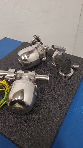 GEMU 650 Pneumatic Diaphragm Valve DN20 PN16 EPDM Stainless Steel Lot of 2x