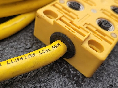 Turck VB 80-P7X9-5 M8 Sensor Distribution Junction Block Box Flying Lead Cable
