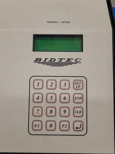 BIDTEC SP100 Spin Coater Control Unit 110/220VAC w/ Remote Switch Box Powers Up