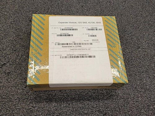 IBM 01NN747 Expander Module 12G SAS 4U106 IBME Server Storage Component