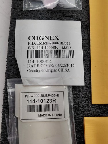Cognex InSight 7000 Vision System Components Kit DMLA HPIT DLCOV Parts Lot