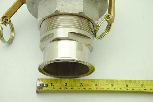 PT 40x30D, 5 1/2" Aluminum Coupling w/ 3 1/2" Flange Adapter