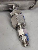 TESCOM PM000249A Pressure Regulator Swagelok Pressure Gauge PGU-50-PC100-L-4FSM