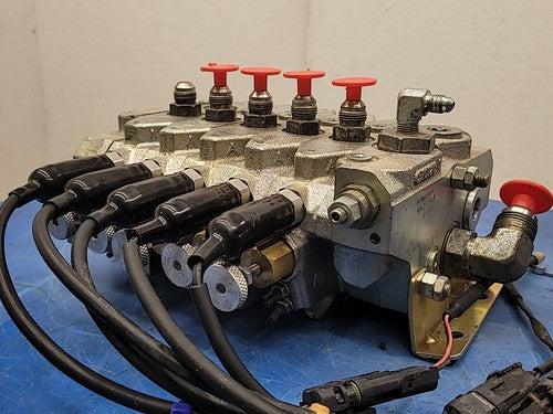 Parker Pulsar VPL Series Hydraulic Valve Manifold Block Solenoid Stack 5 Way A