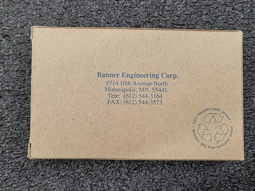 Banner T18SP6FF50 32470 EZ-Beam Photoelectric Sensor Fixed Field PNP 50mm Wired