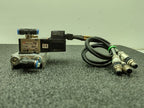 Lot of 2x SMC VZ3123-5MOZ-M5-Q and  2x VZ3123-5MOZ-M5 Pneumatic Valve Blocks