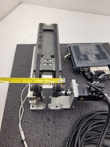 Mitsubishi 100W Servo Extendable Pneumatic Conveyor System HF-KP13 + MR-J3-10A B