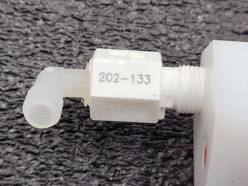lot of 2 Furon High Purity Valve 1108555 + 1108547  1/4" Pneumatically Actuated