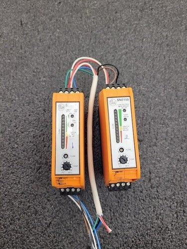 Pair (2x) IFM SN0150 Low Voltage Wire Break Relay Sensor Monitor VS3000 45128